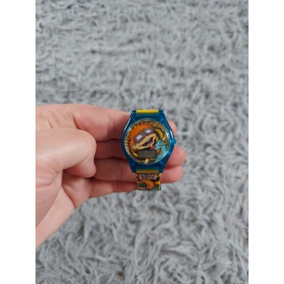 Vintage 1998 Rugrats Chuckie Watch  - Watch for Repair Needs Battery Y2K Toy - Picture 5 of 7